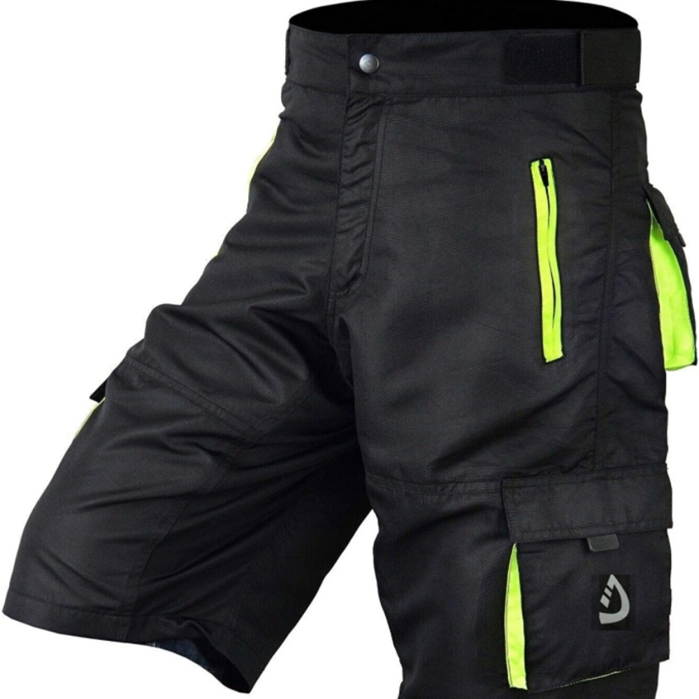 Deckra Mens Cycling Shorts MTB Mountain Biking Bike Padded Liner Shorts